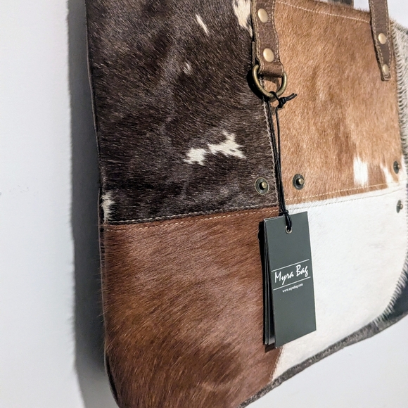 Large Cowhide Myra Bag - Picture 4 of 12